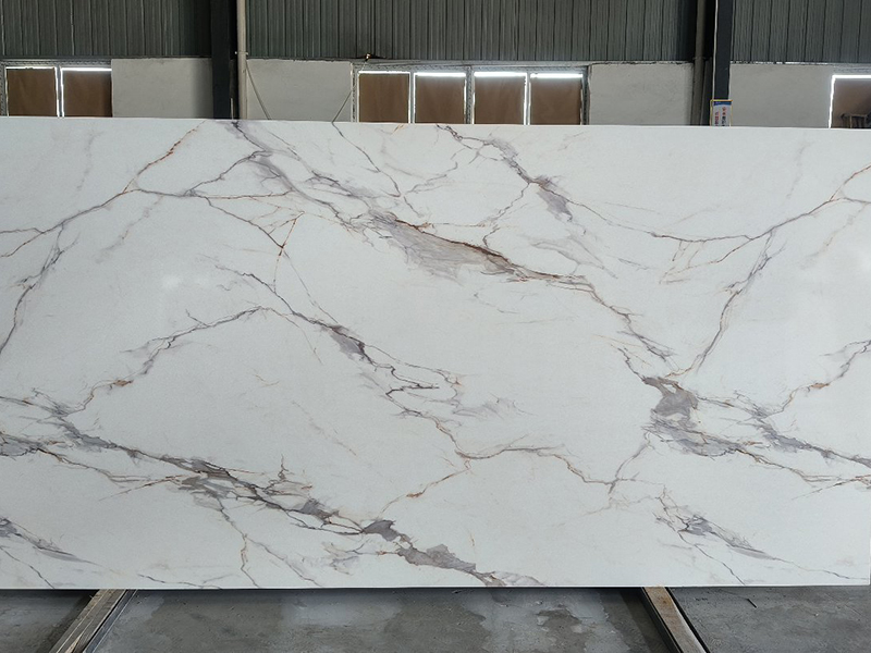 Full body printed quartz slab 