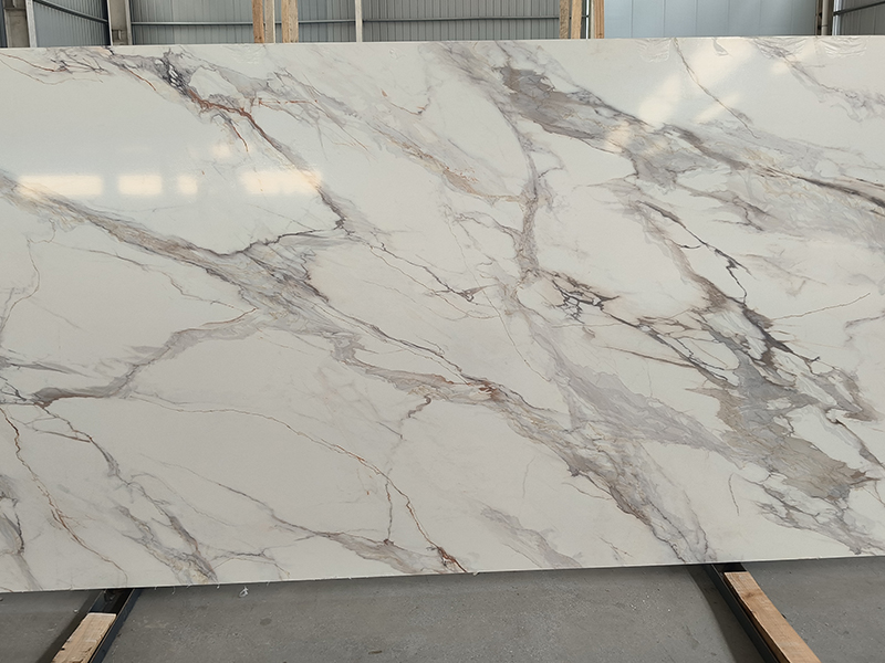 Full body 3D printed quartz slab 