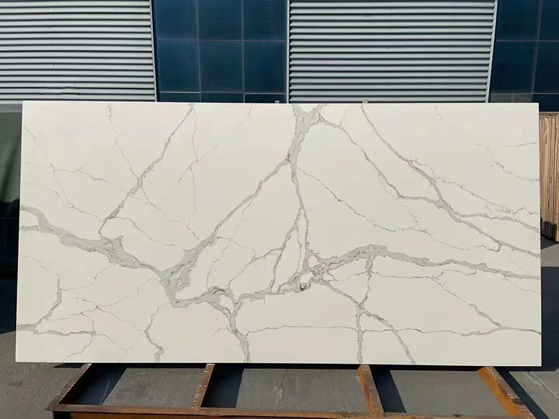 Calacatta white quartz stone