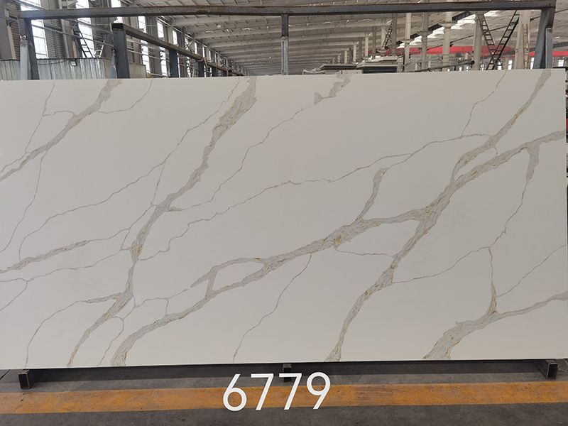 Calacatta white quartz stone
