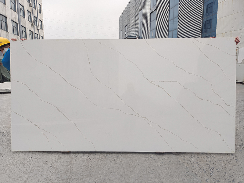 Calacatta gold quartz slab