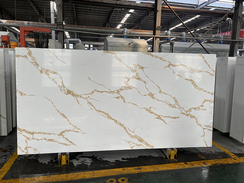 Calacatta gold quartz stone