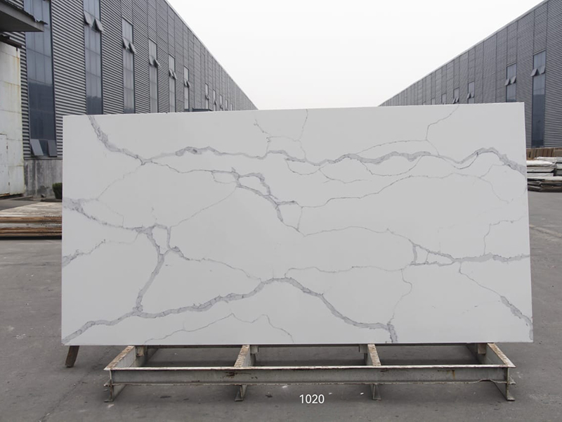 Calacatta white quartz stone