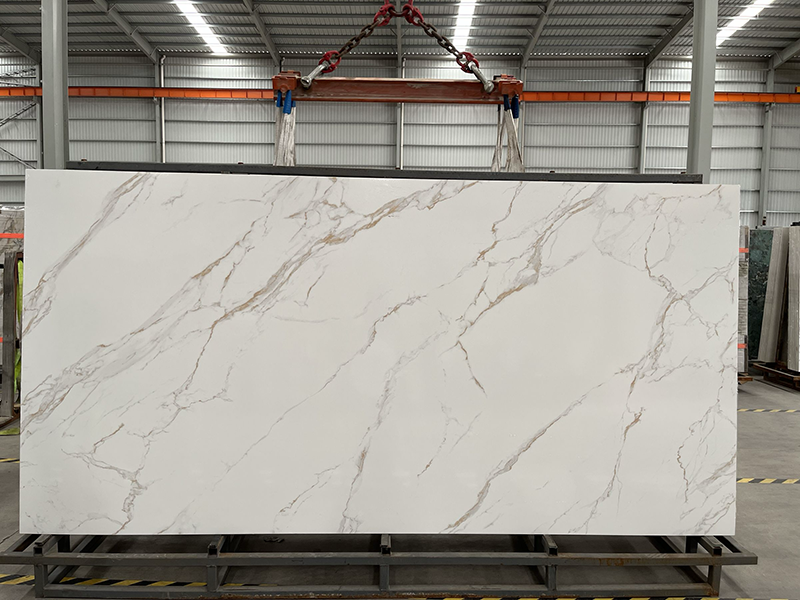 Calacatta gold sintered stone slab