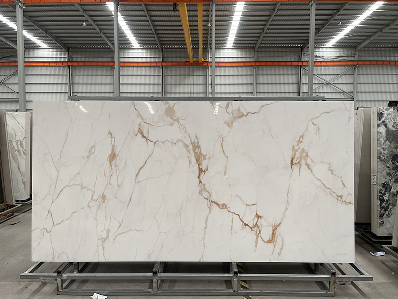 Calacatta gold porcelain slab