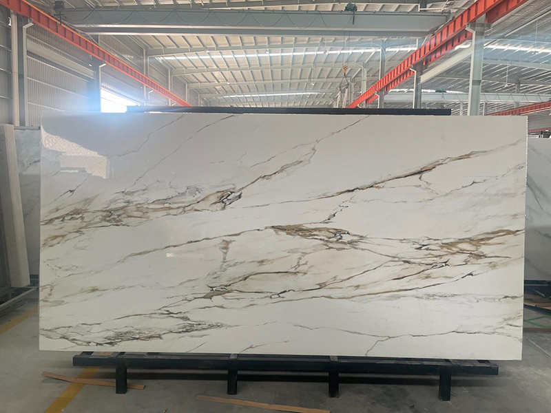 Picasso gold sintered stone