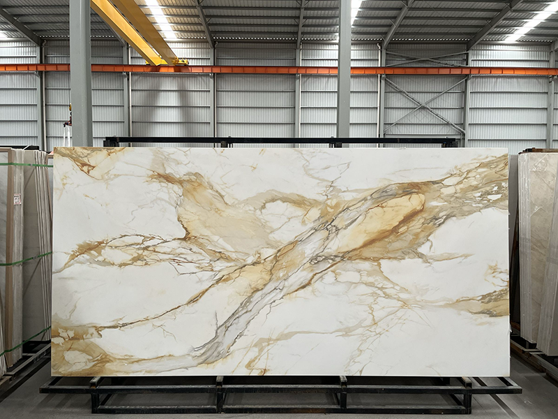 Calacatta gold porcelain slab