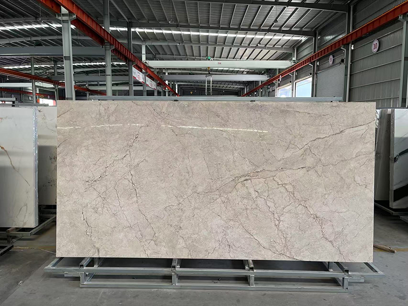 Cloud light grey sintered stone