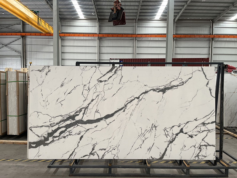 Calacatta black sintered stone