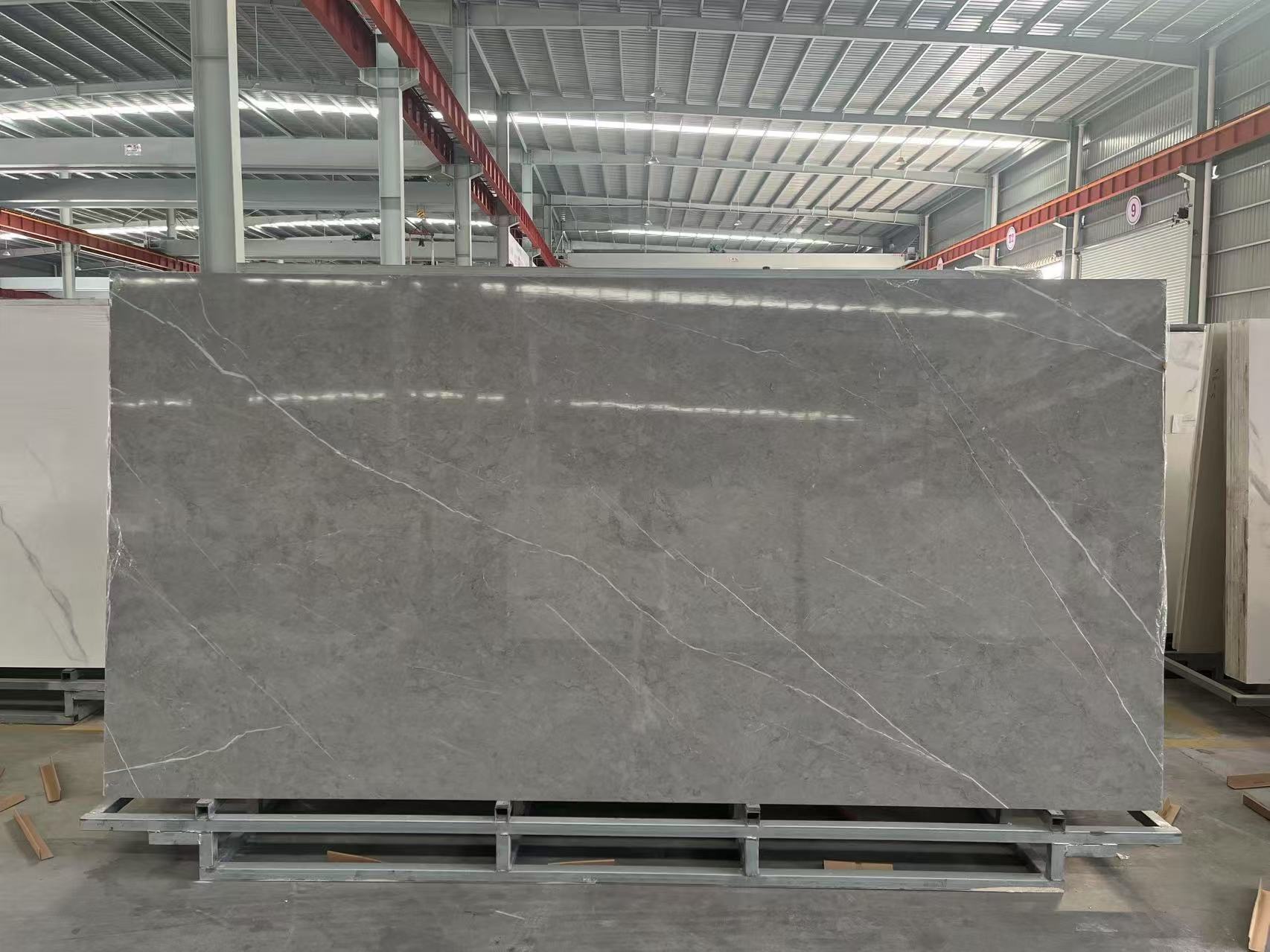 Armani grey porcelain slab