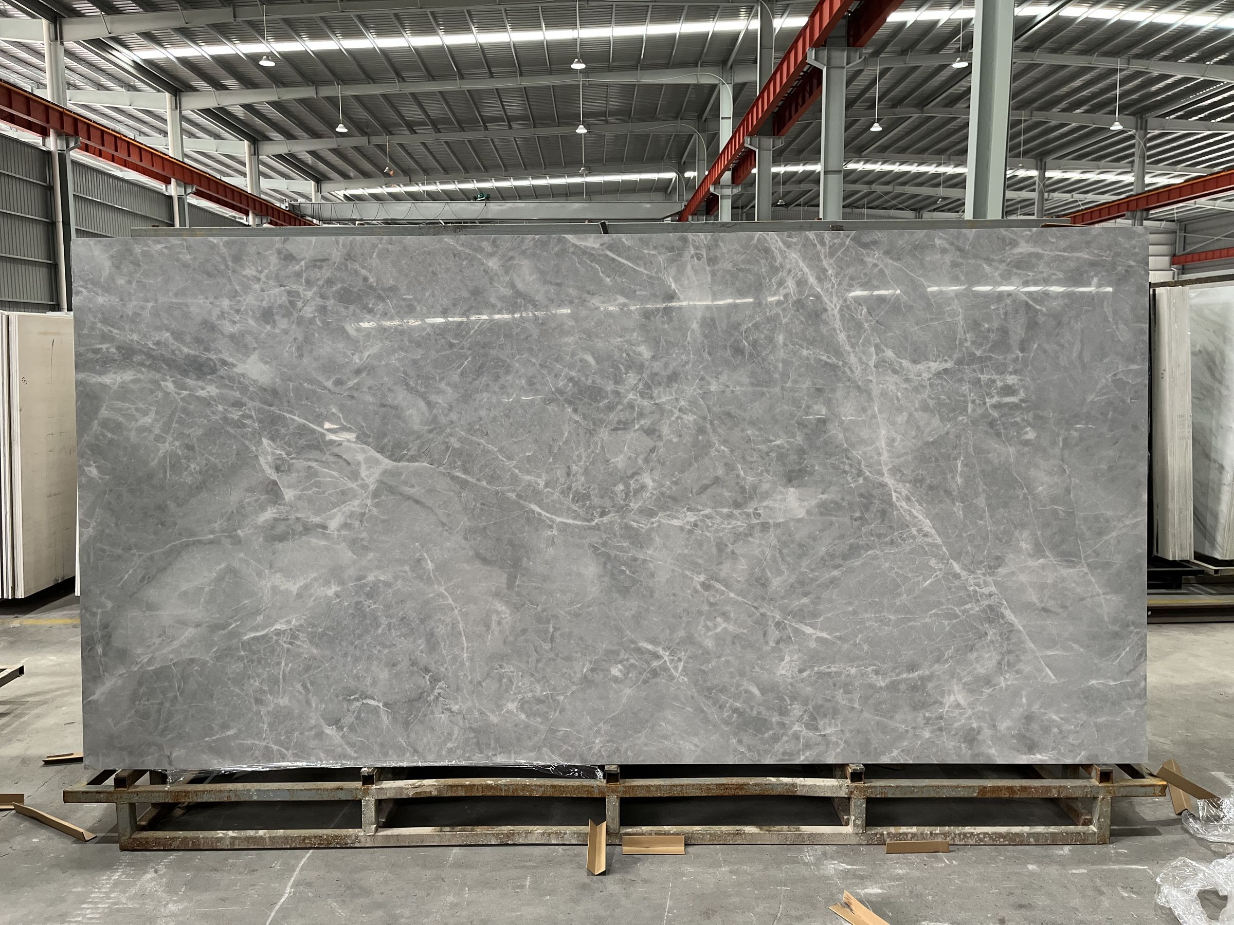 Calacatta grey porcelain slab