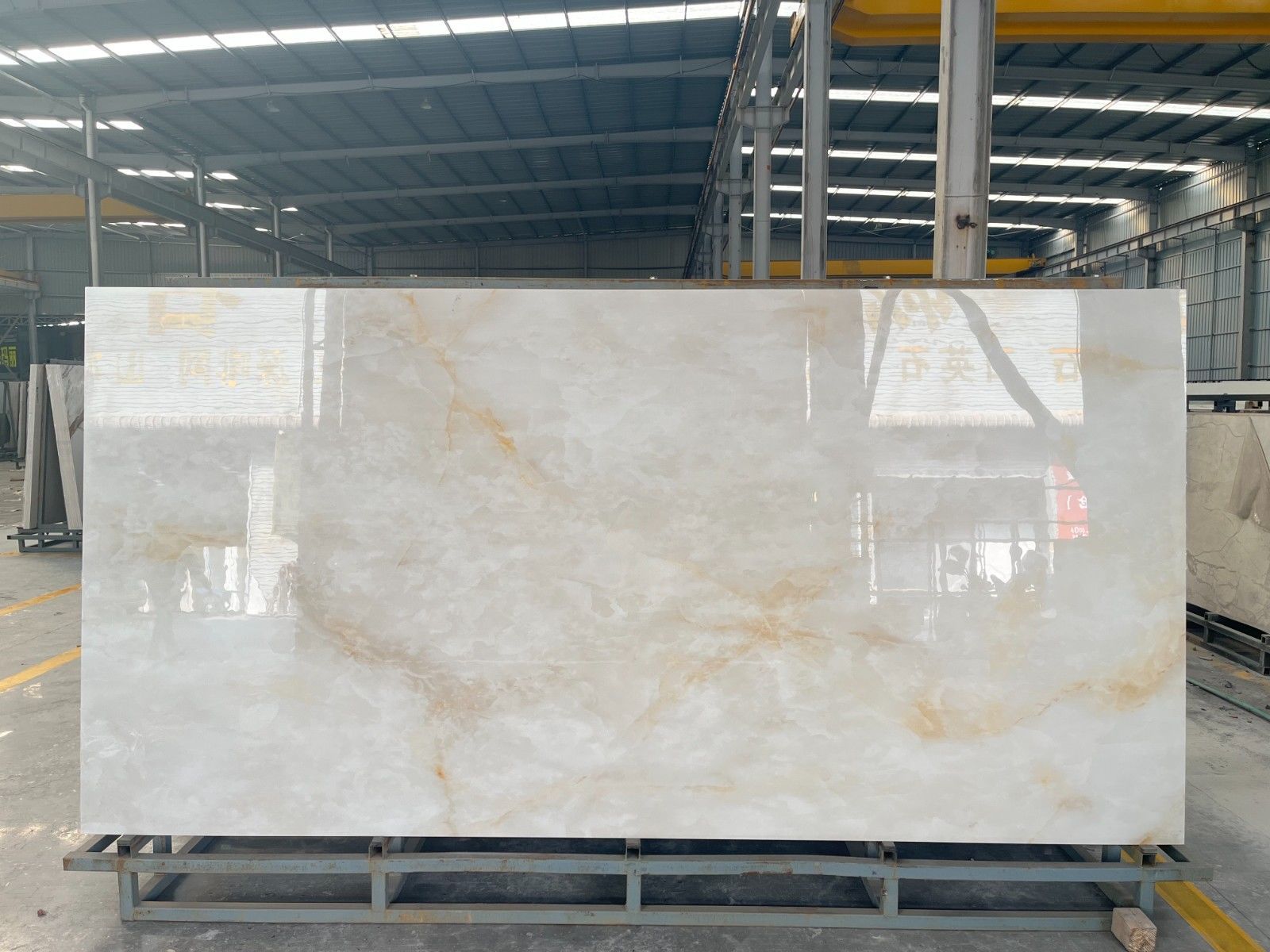 Calacatta gold porcelain slab