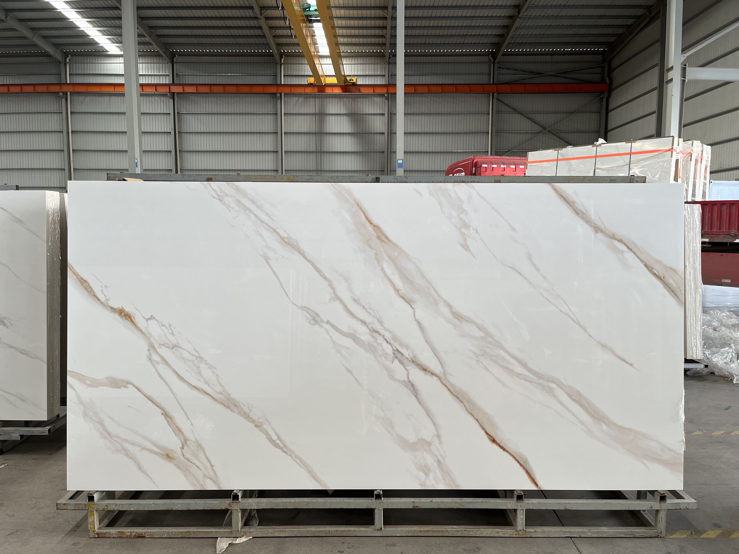 Calacatta gold sintered stone slab
