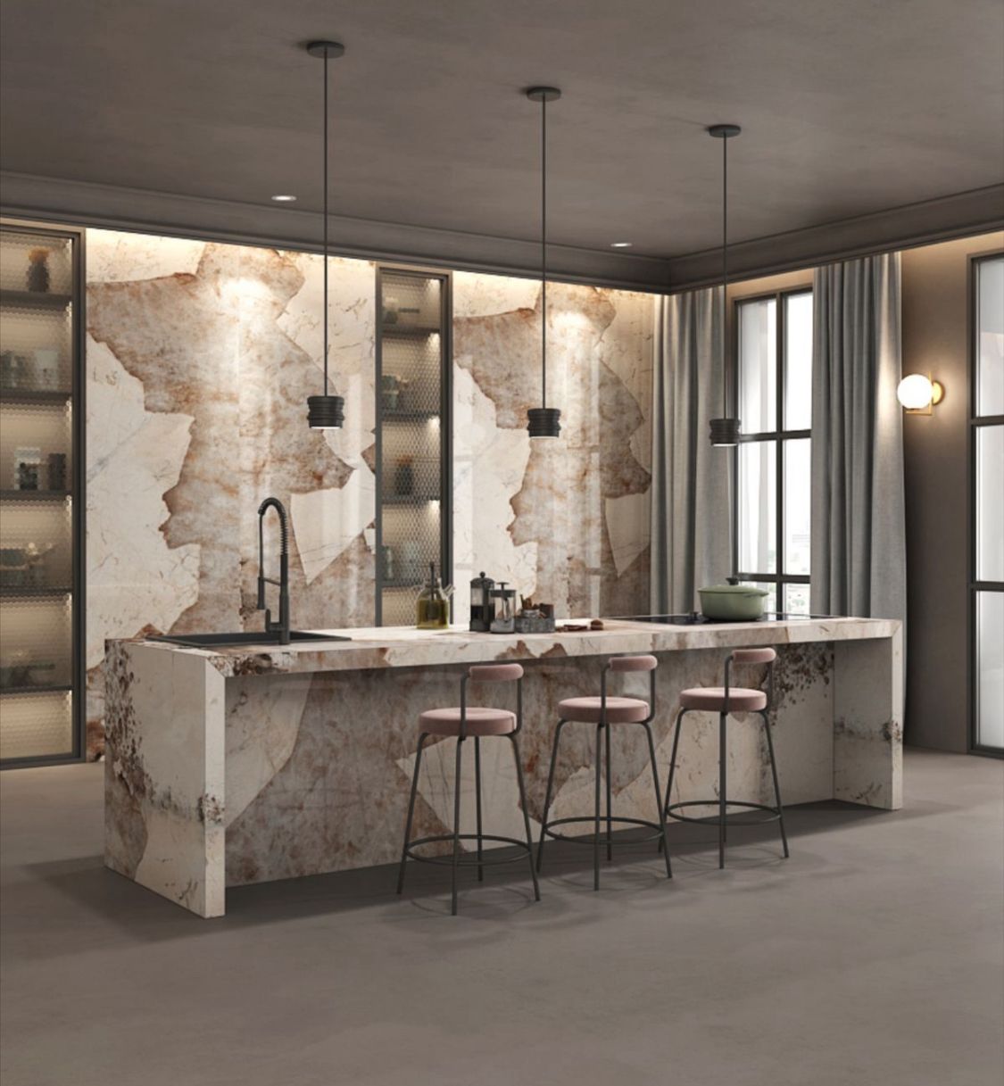 Pandora calacatta sintered stone