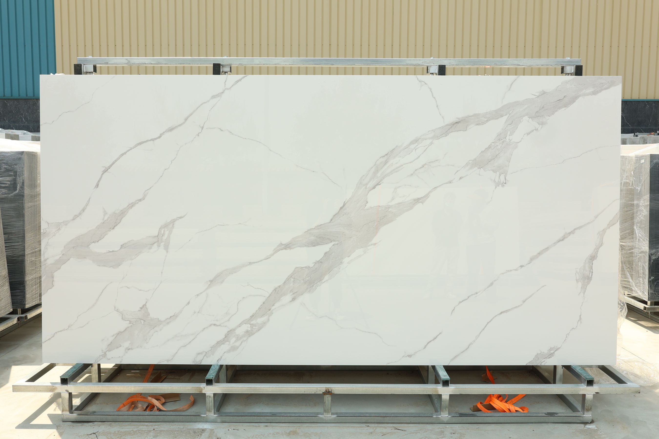 Calacatta white porcelain slab