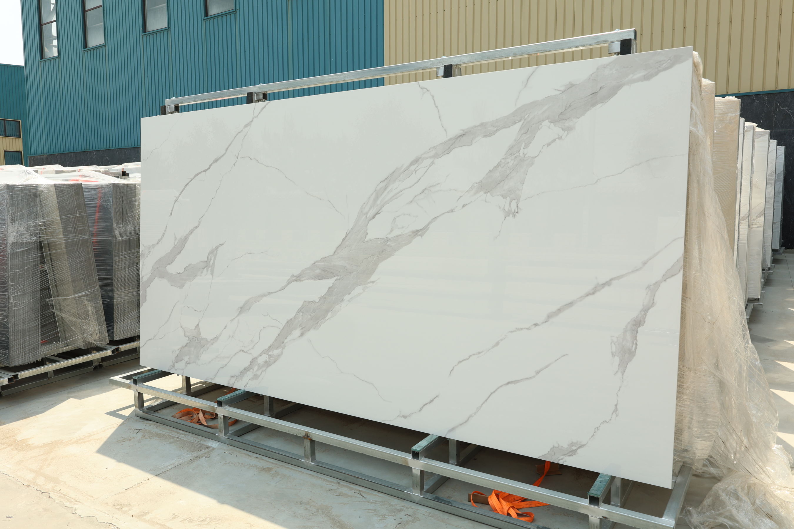 Calacatta white porcelain slab