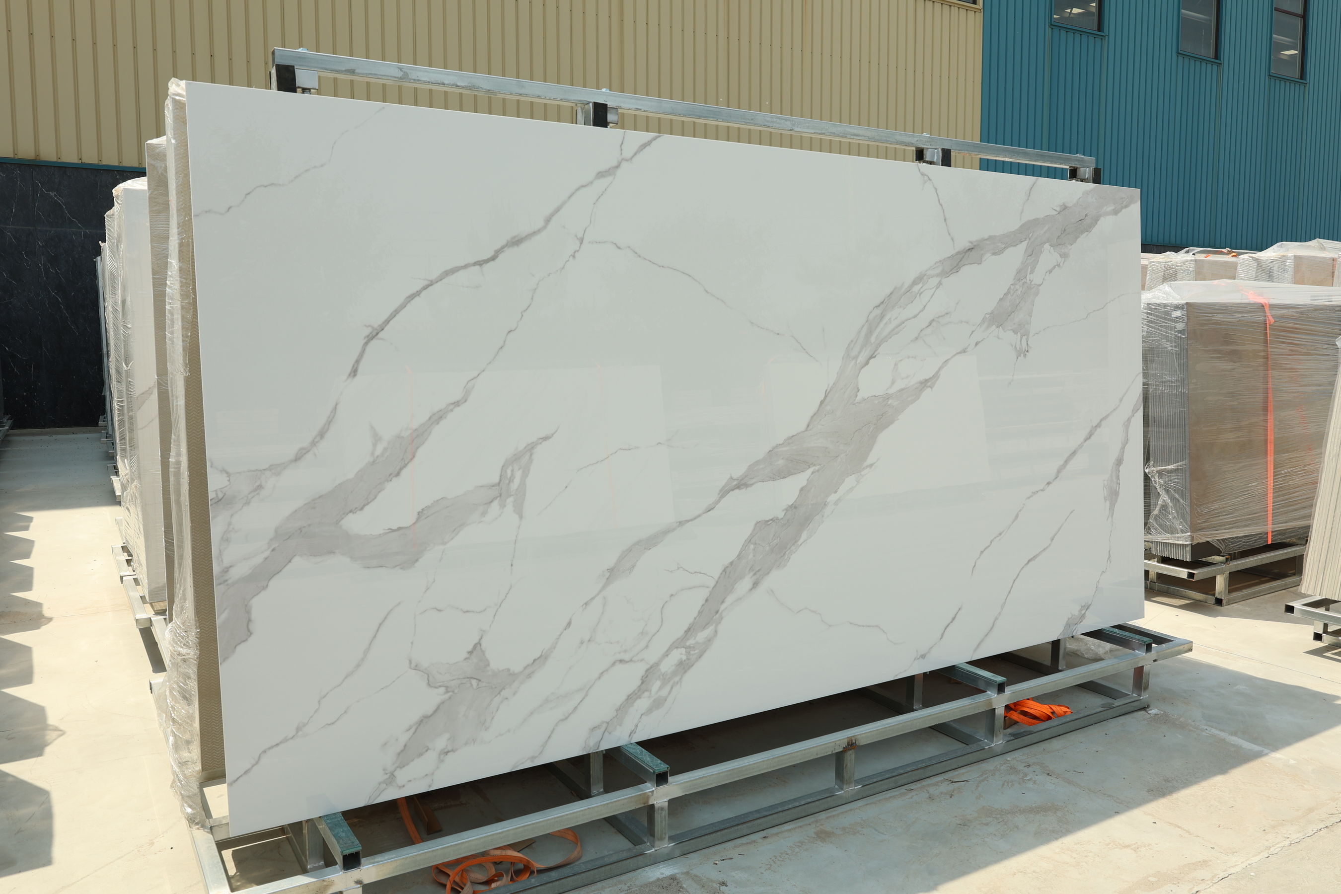 Calacatta white porcelain slab