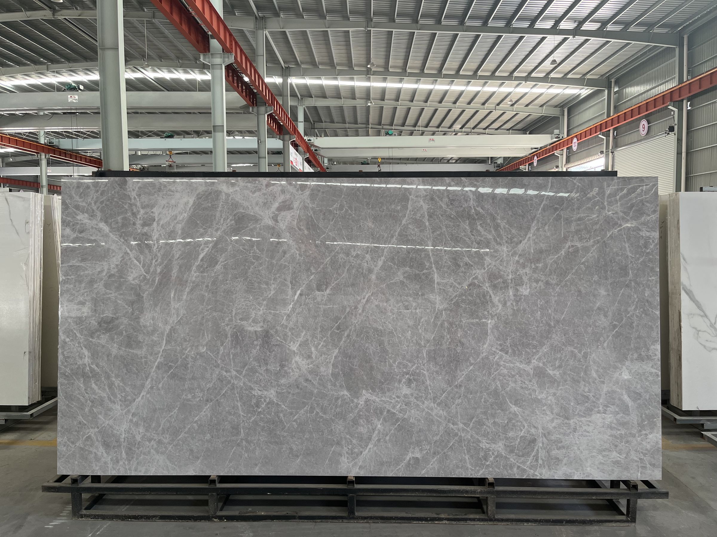 Calacatta grey sintered stone slab