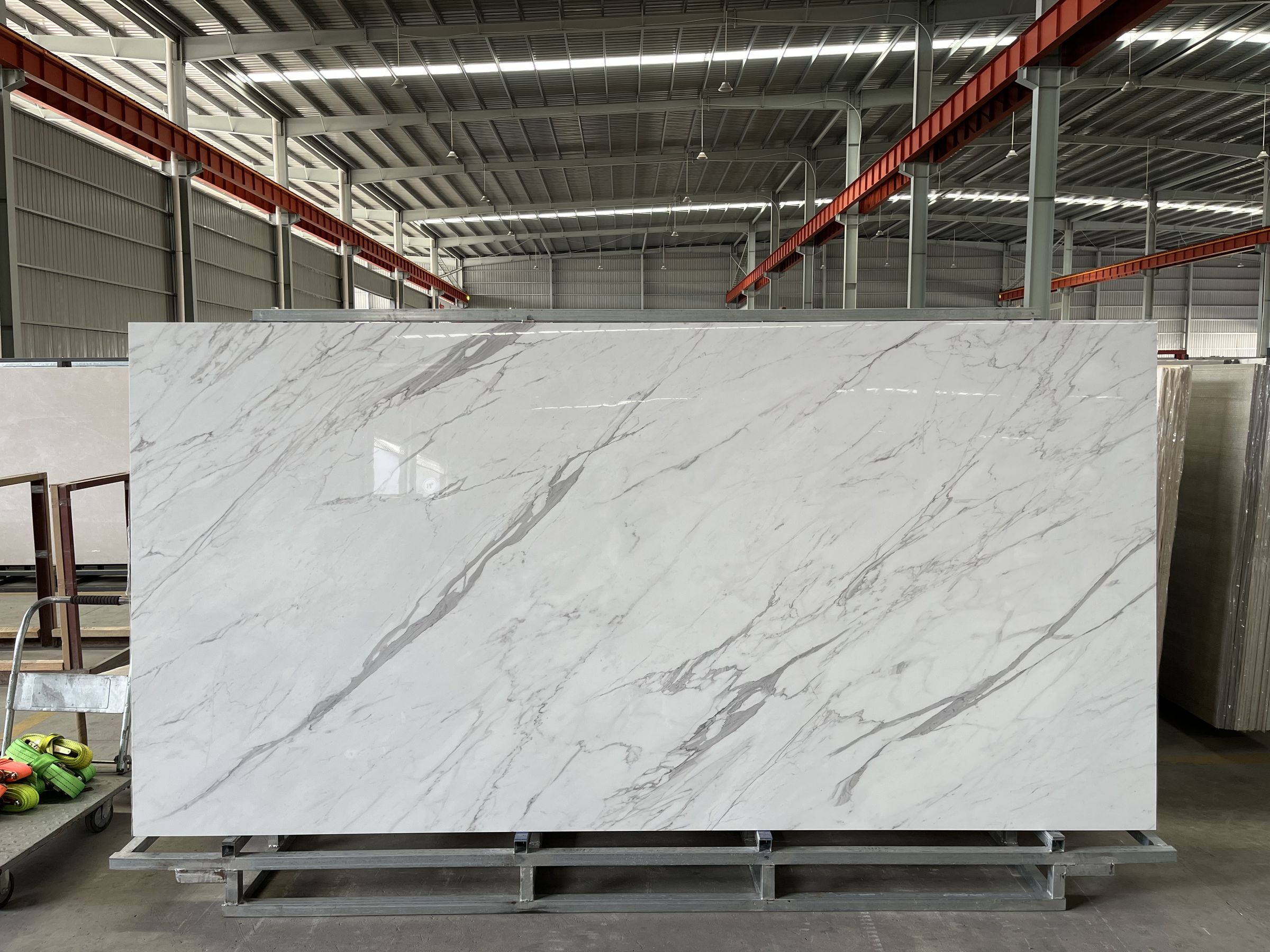 Calacatta white porcelain slab
