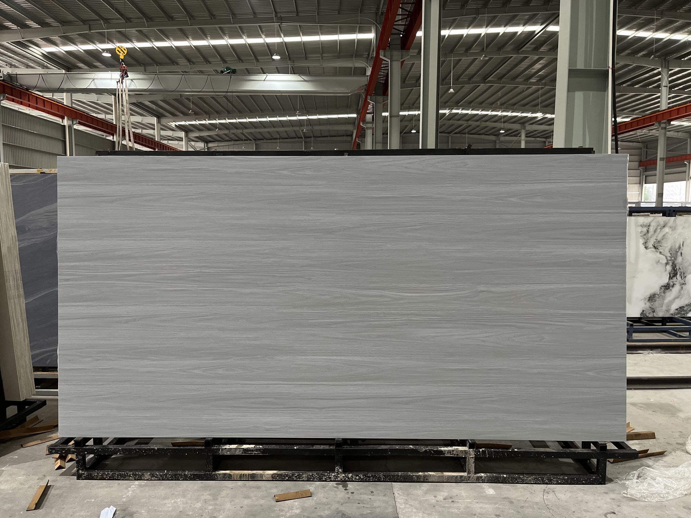Grey wood porcelain slab