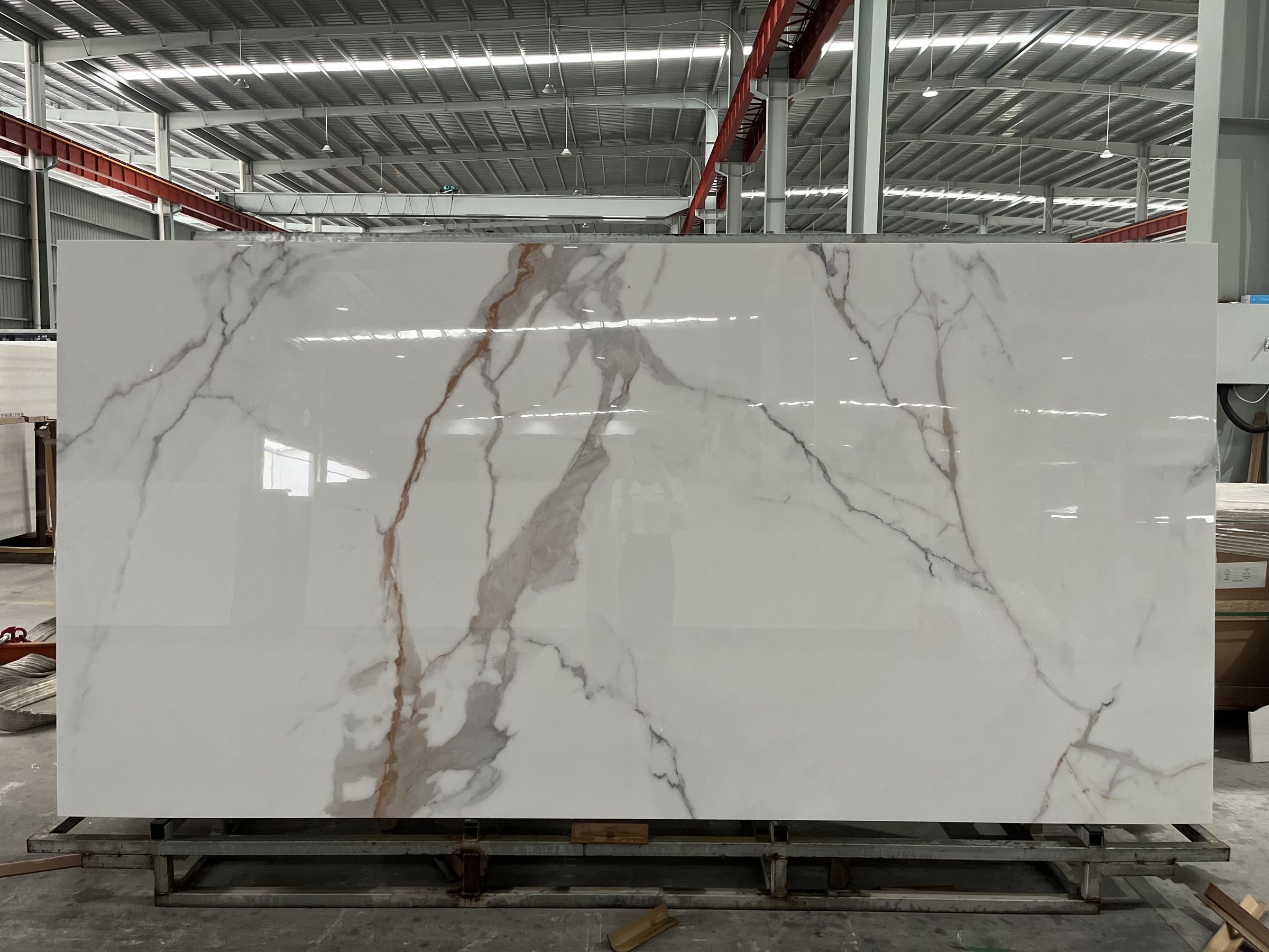 Classic calacatta gold sintered stone