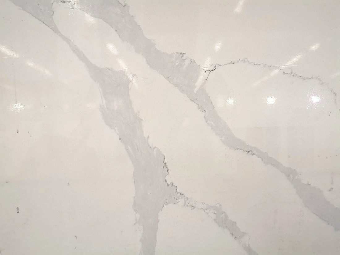 Calacatta white quartz stone 