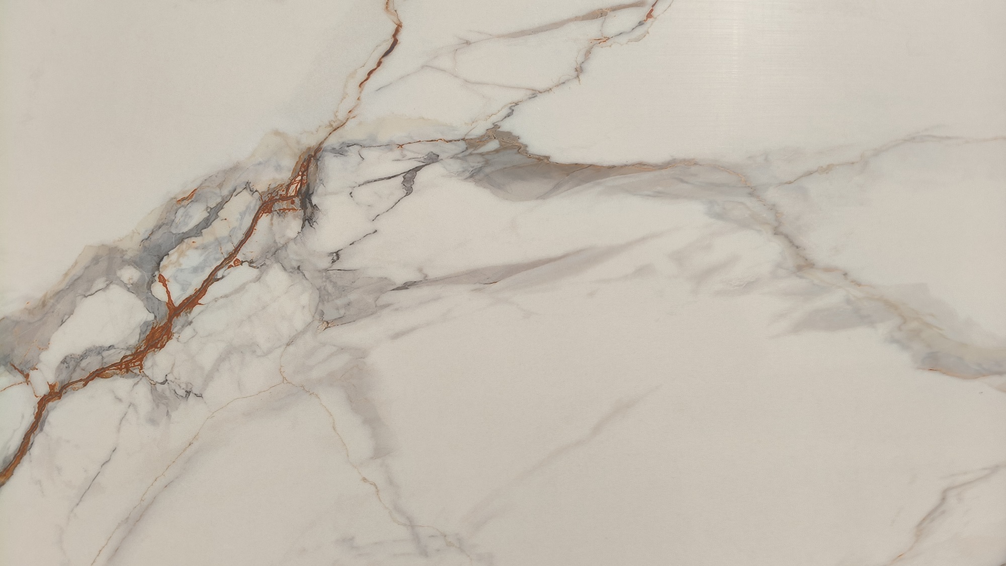 Full body 3D printed quartz slab 