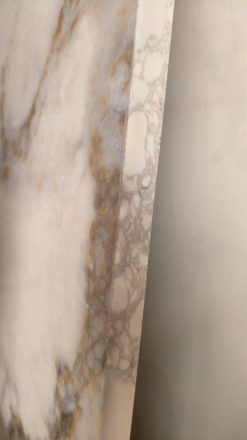 Full body printed quartz slab