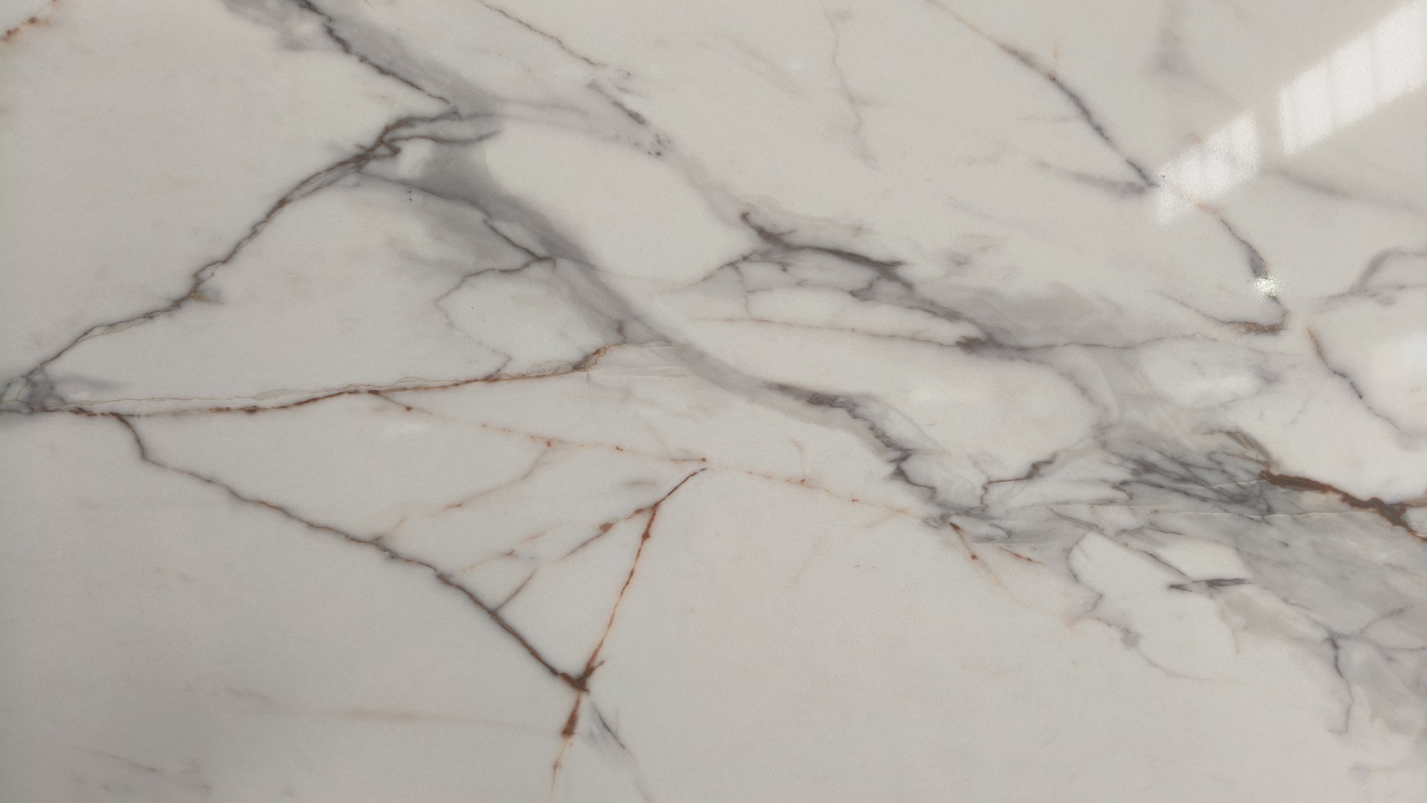 Full body printed quartz slab 