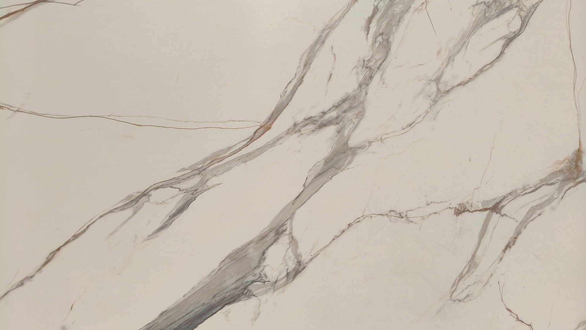 Calacatta gold printed quartz stone