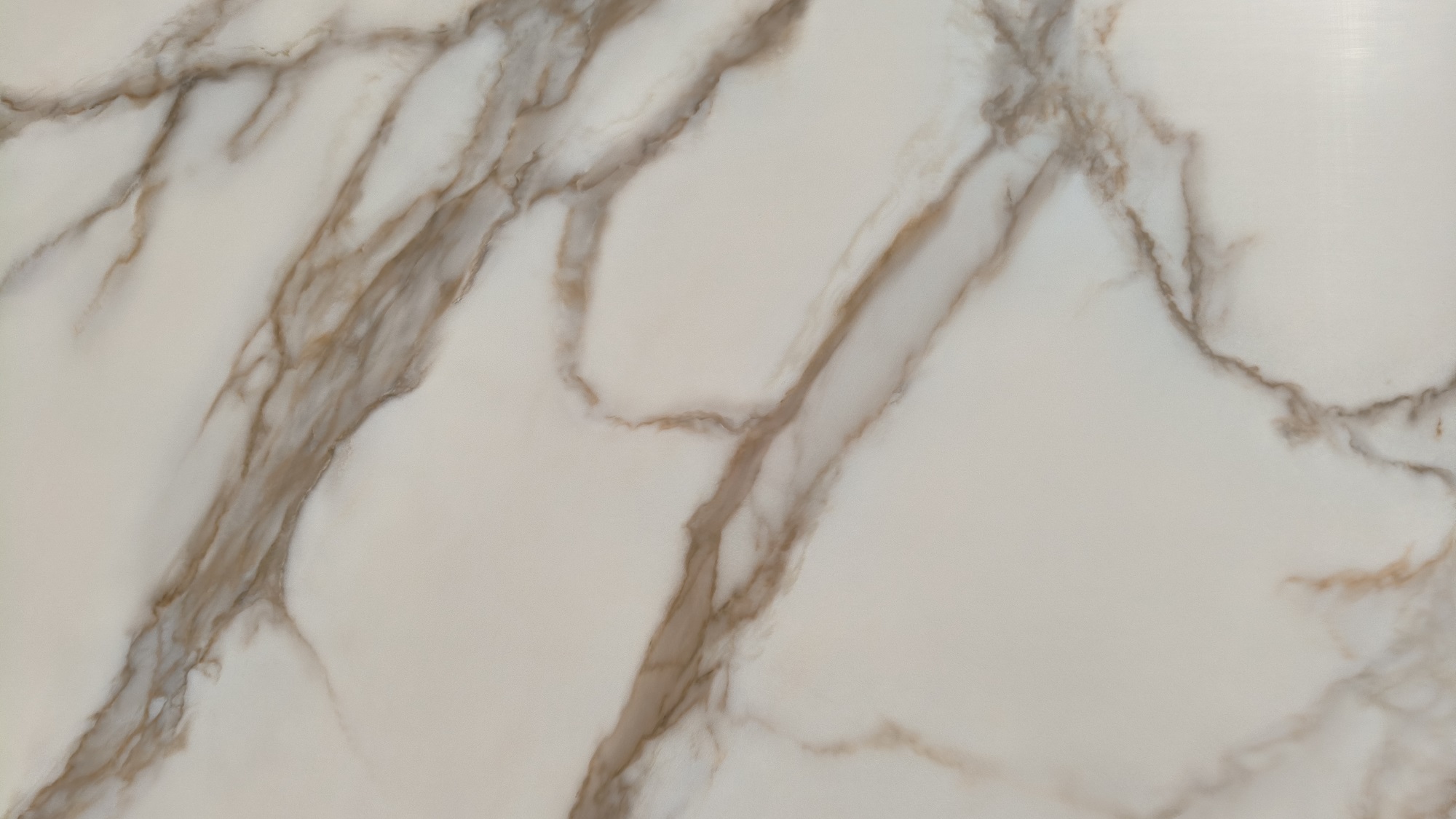 Calacatta gold printed quartz stone slab