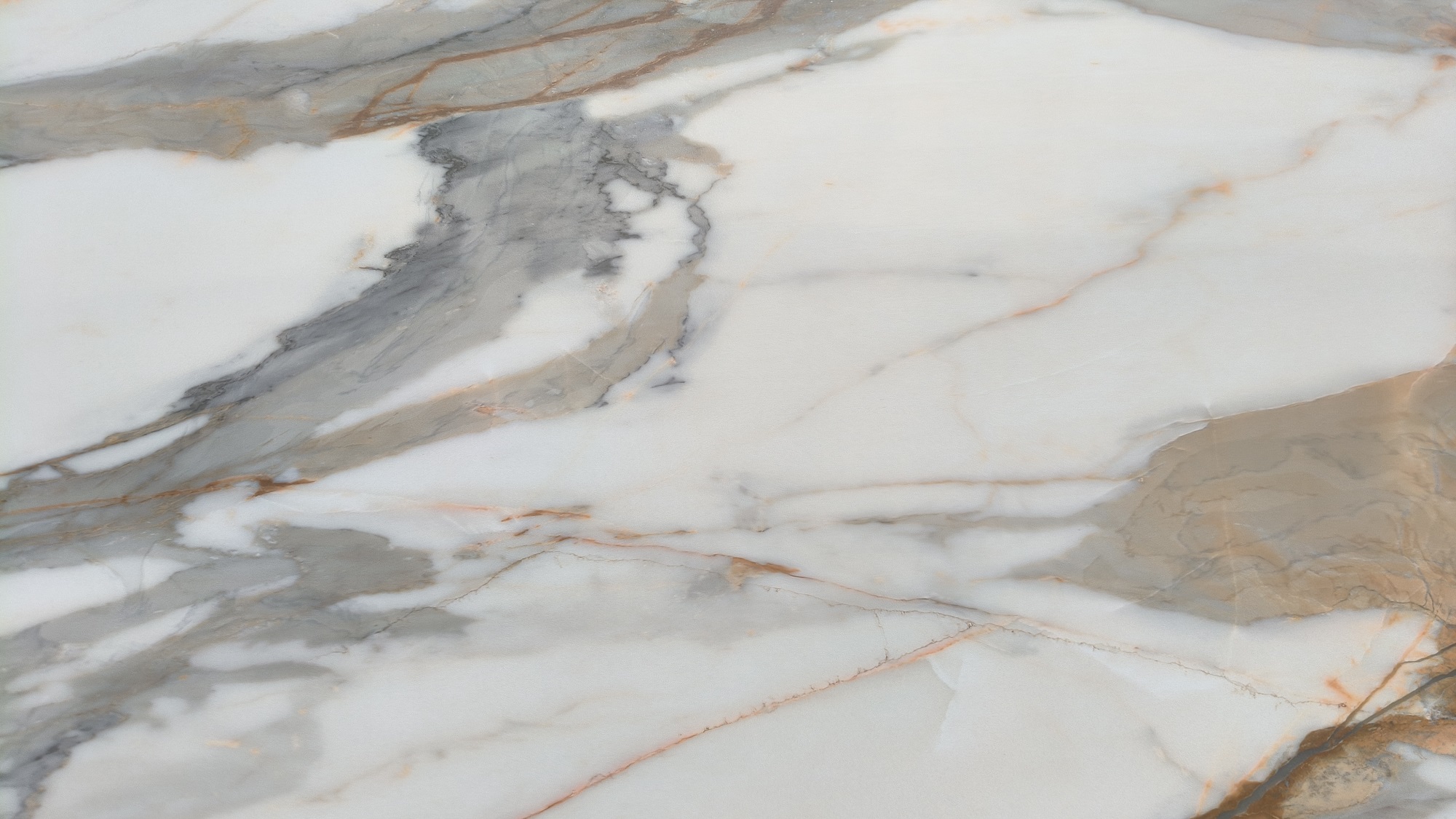 Calacatta gold printed quartz