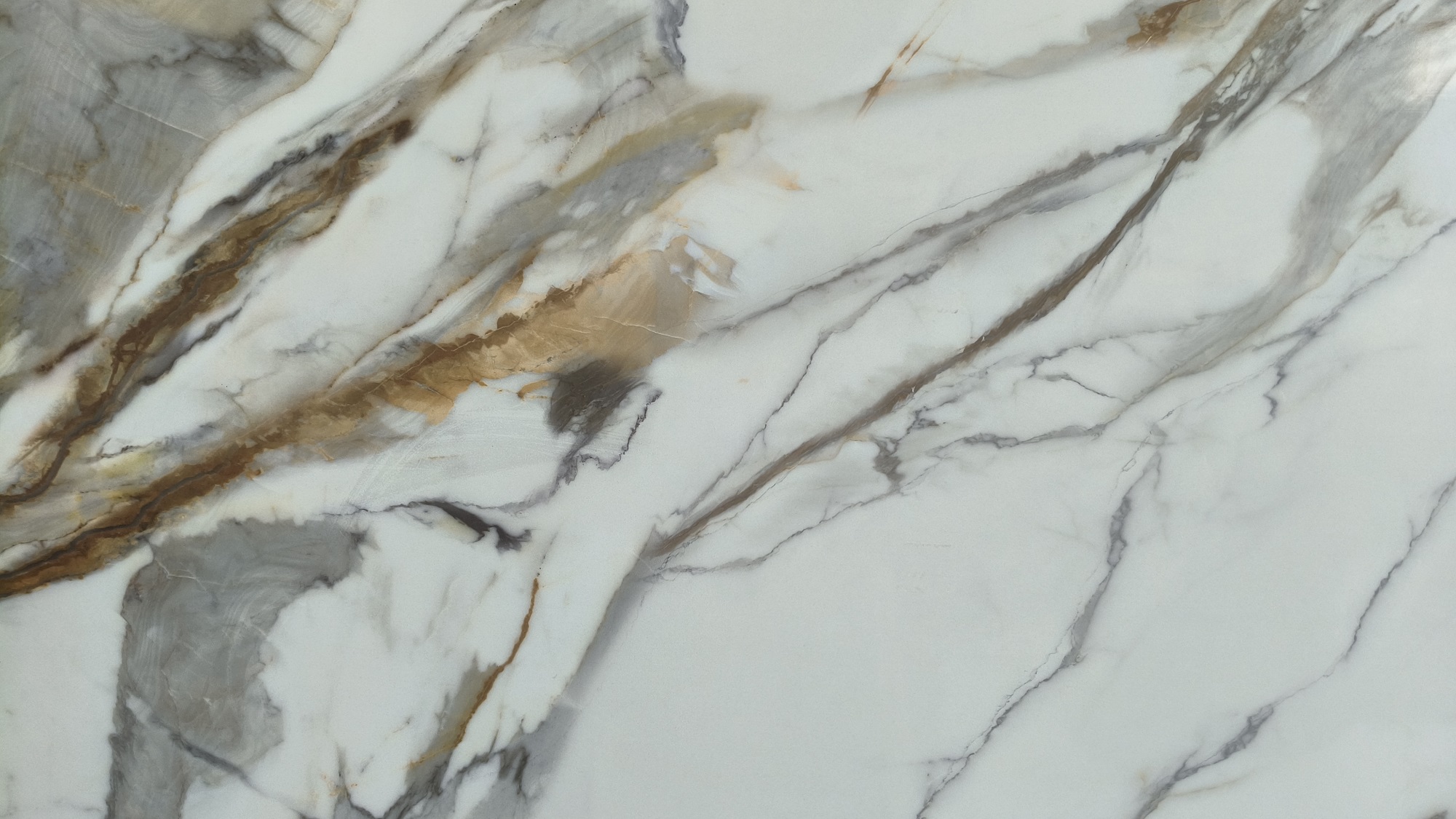 3D printed quartz slab