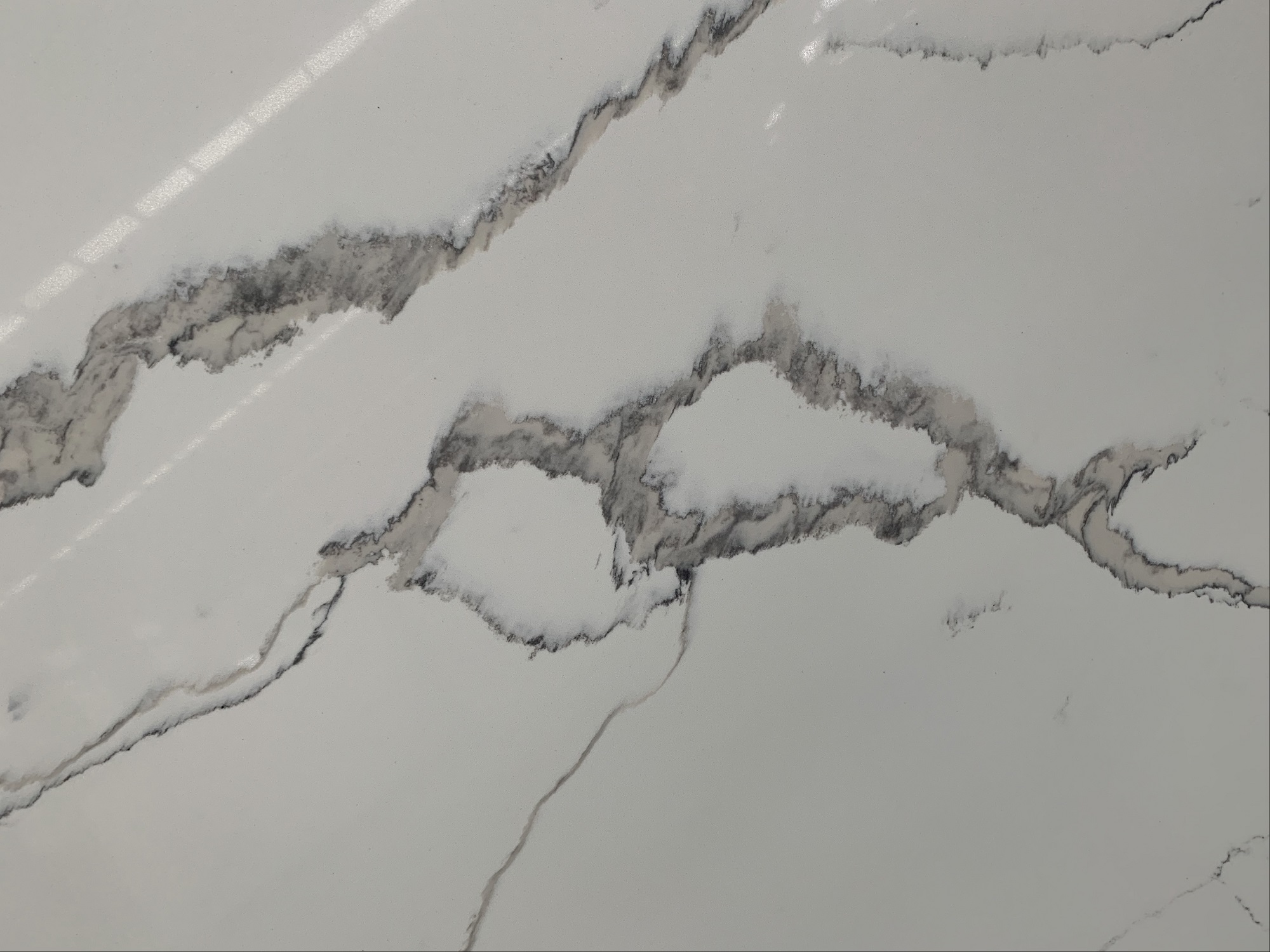 Calacatta white quartz stone