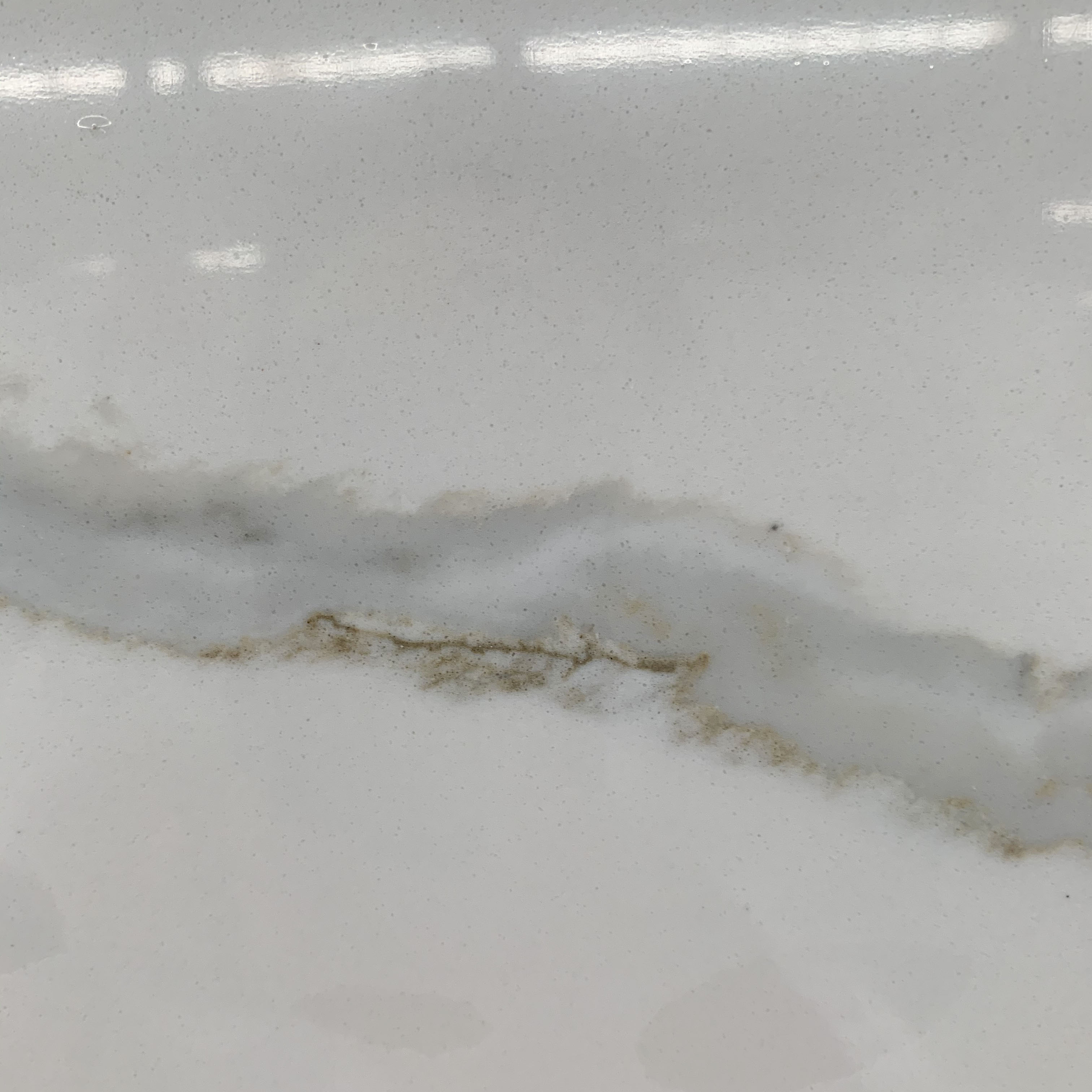 Statuario white quartz slab