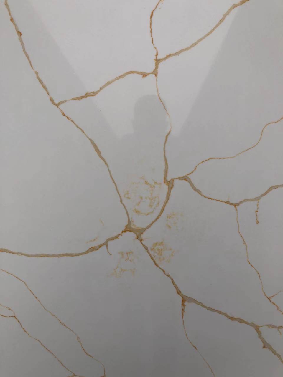 Calacatta gold quartz slab
