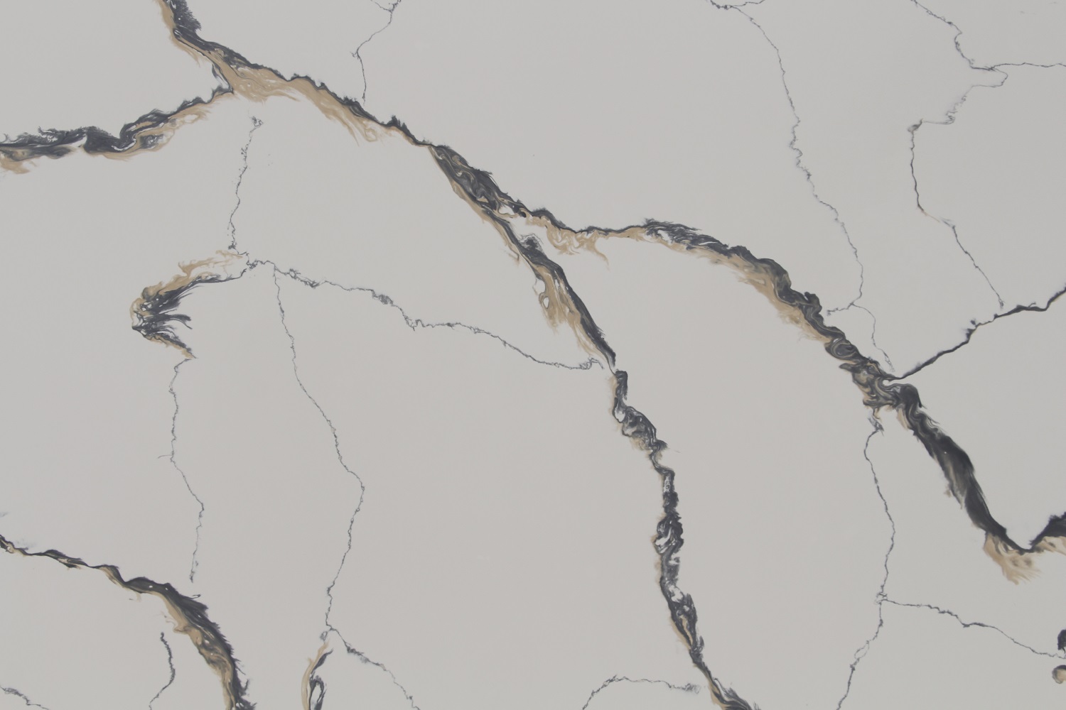 Calacatta gold quartz slab 
