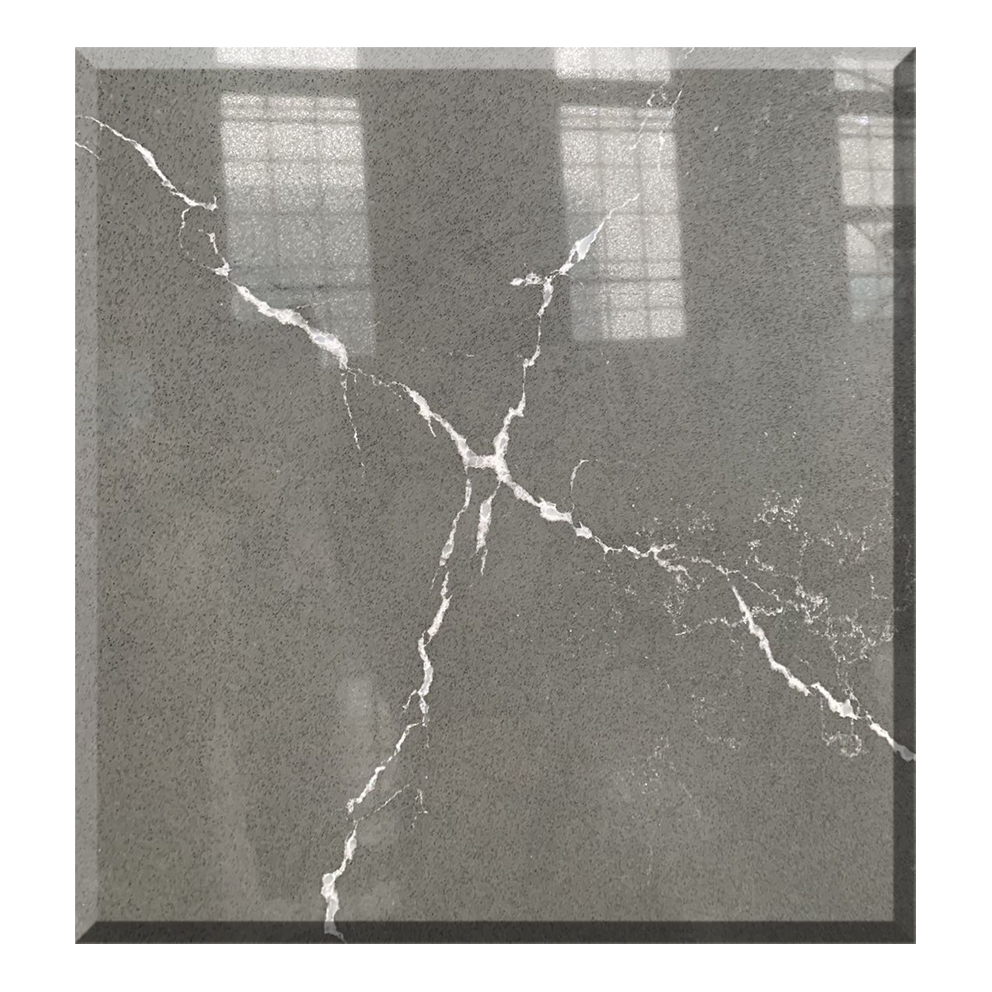 Calacatta grey quartz slab