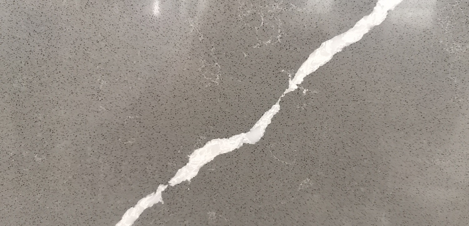 Calacatta grey quartz slab