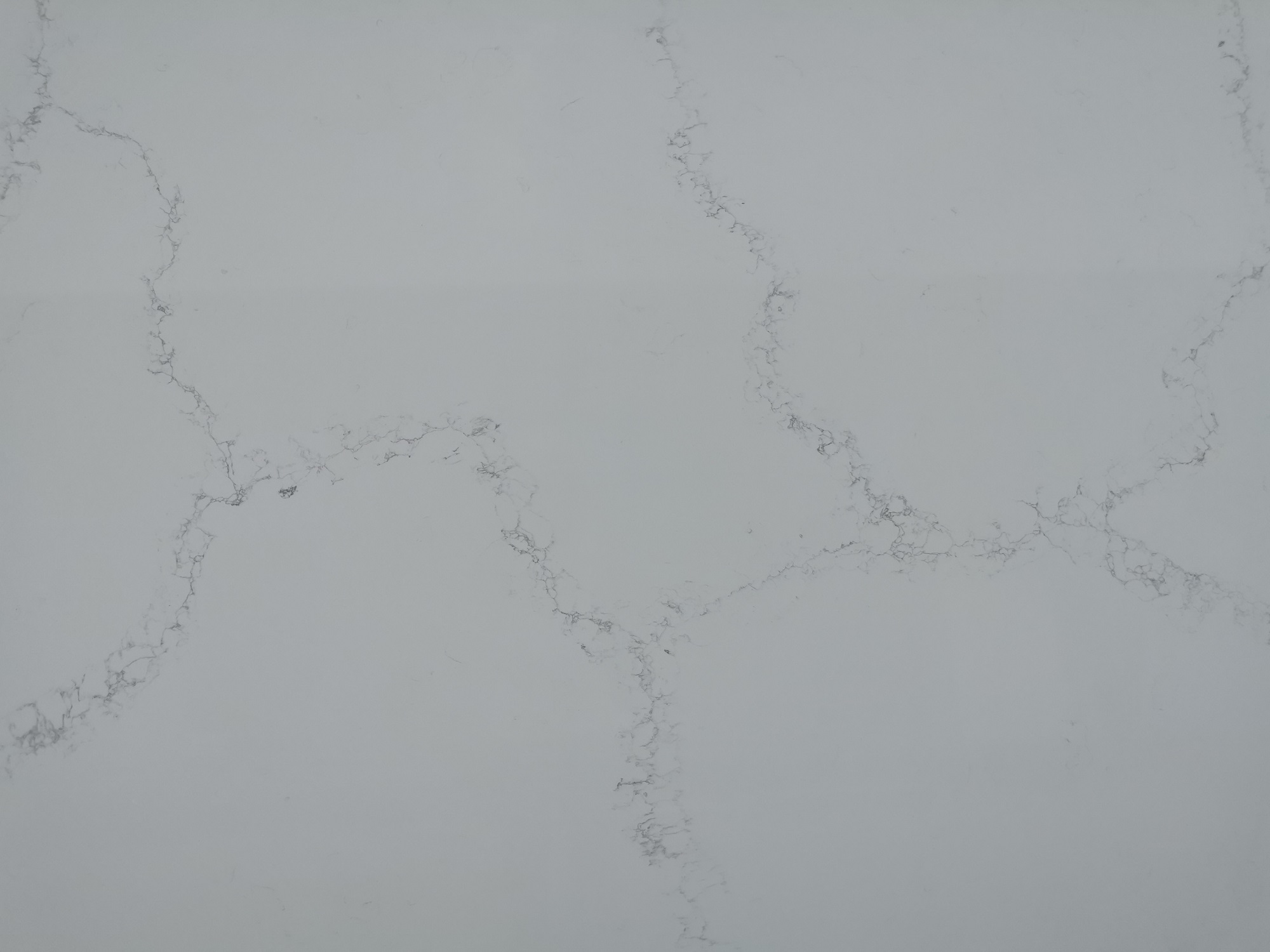 Statuario light quartz slab