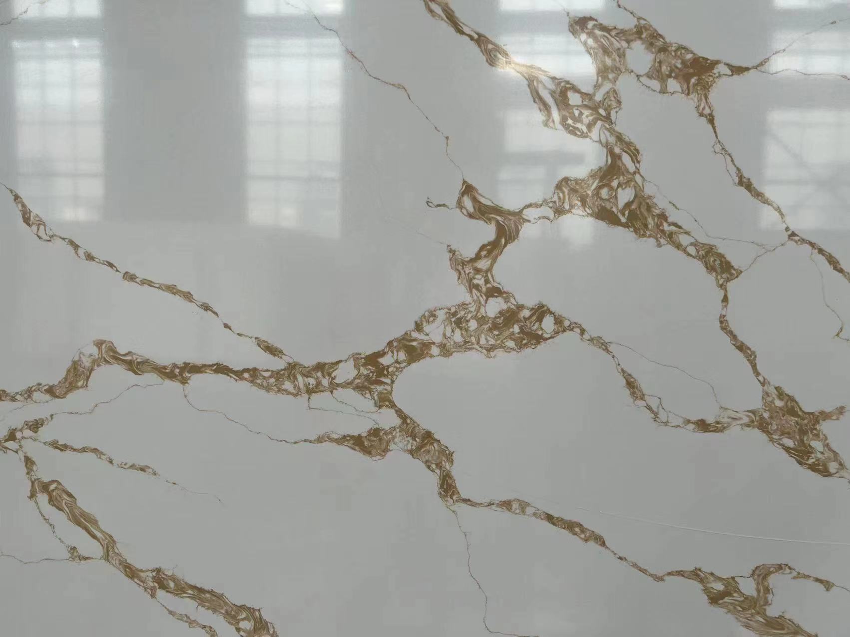 Calacatta gold quartz stone
