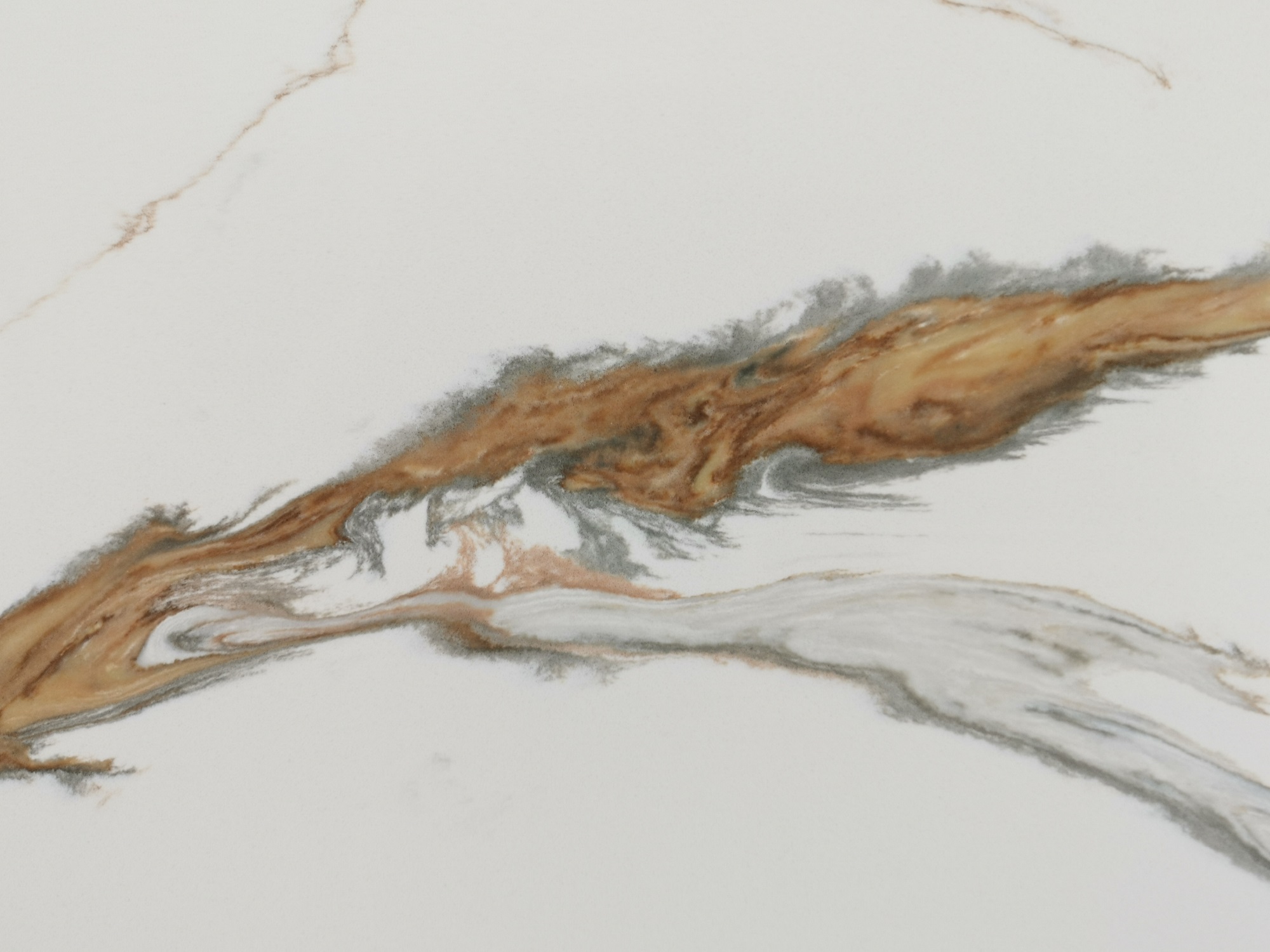 Calacatta gold quartz slab