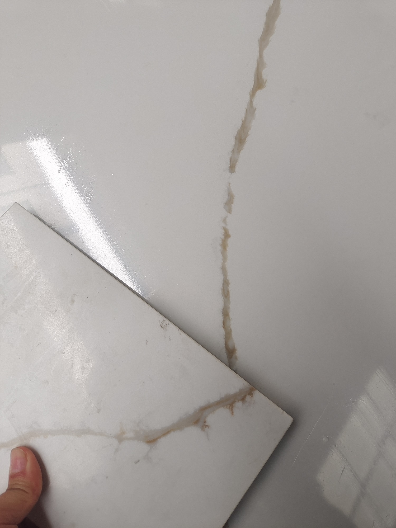 Calacatta gold quartz slab