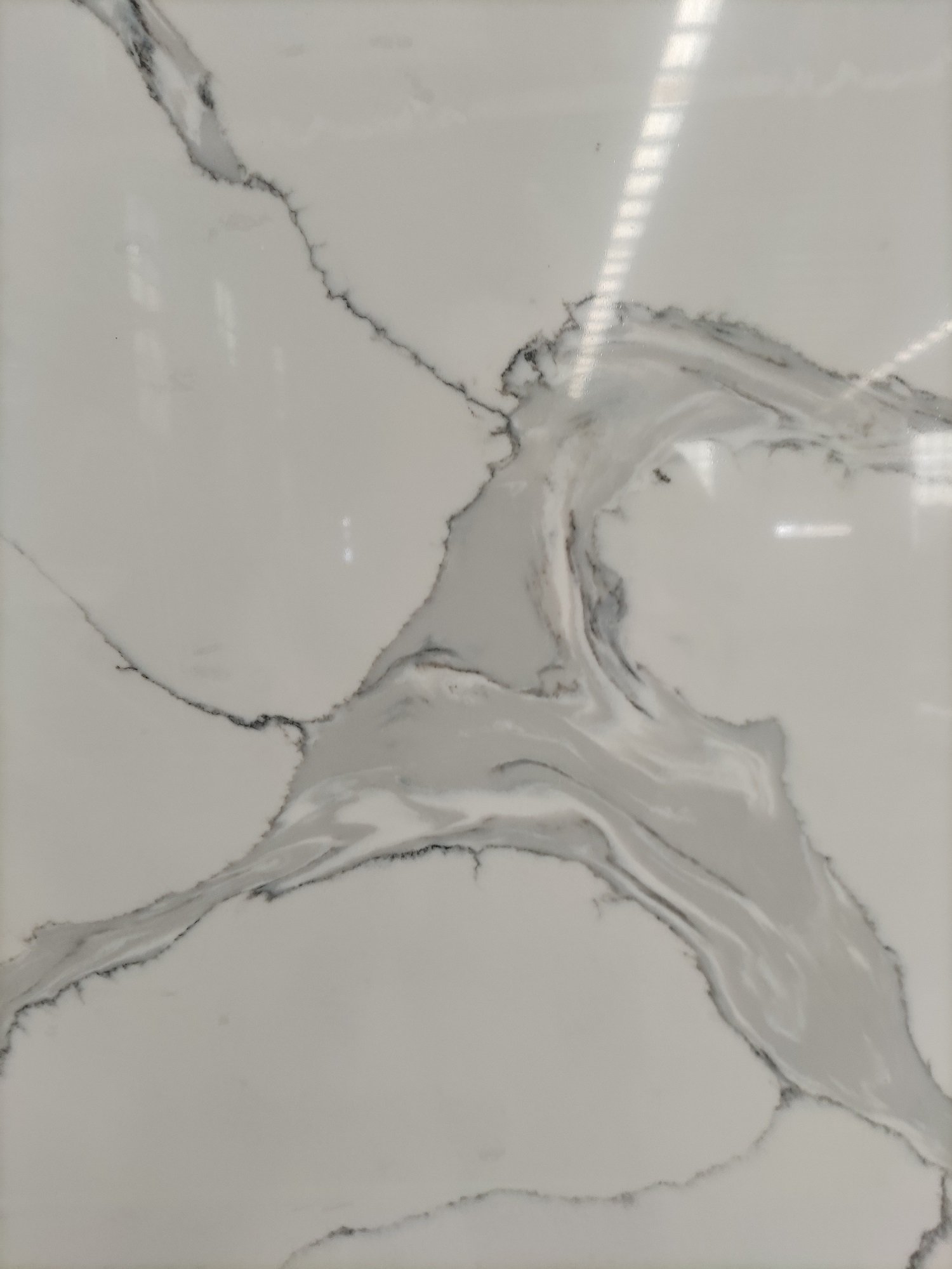 Calacatta white quartz stone