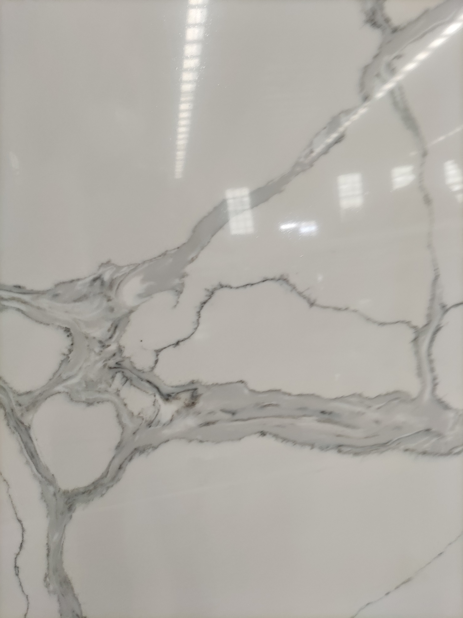 Calacatta white quartz stone