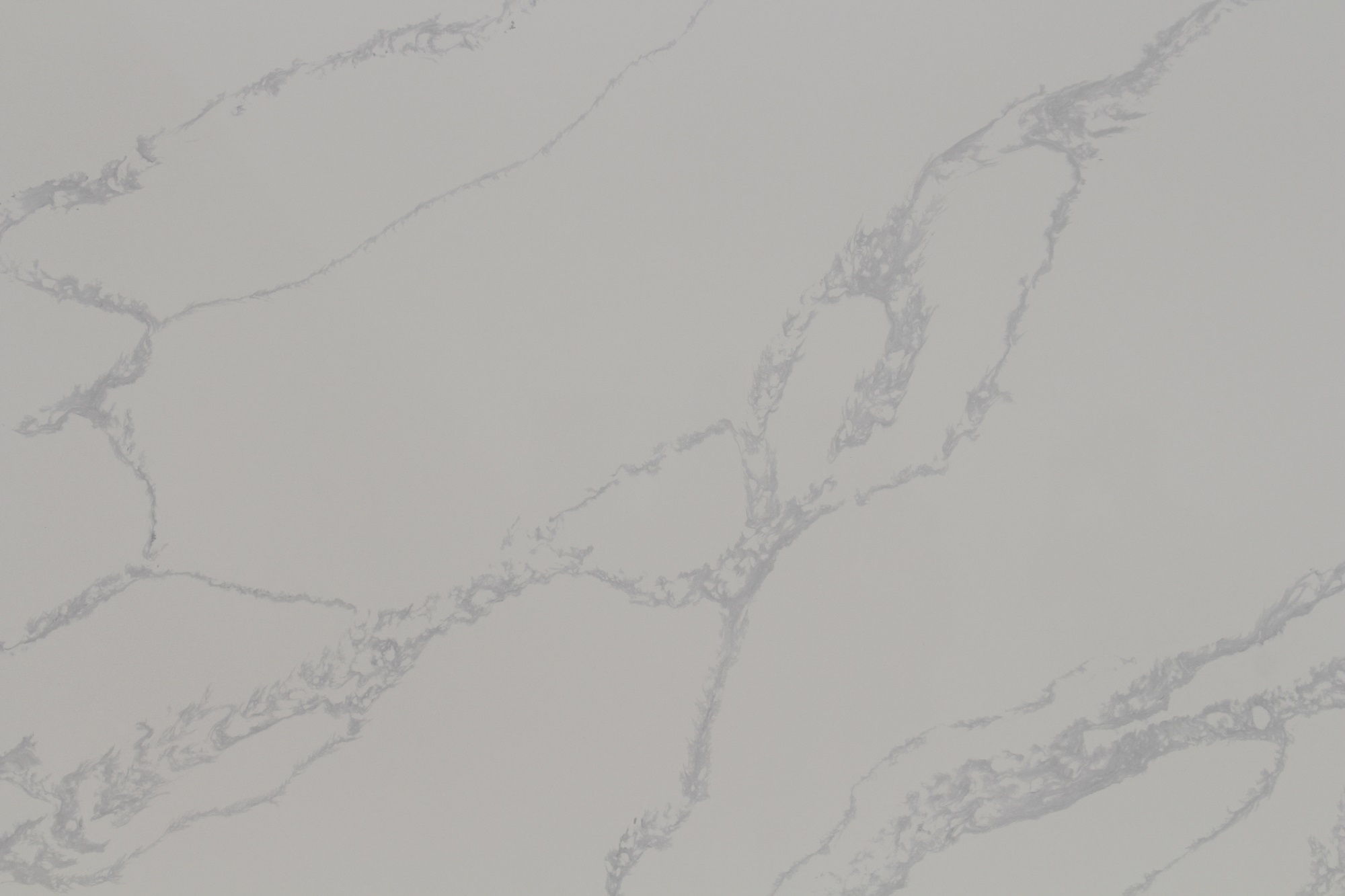 Calacatta quartz with grey veins