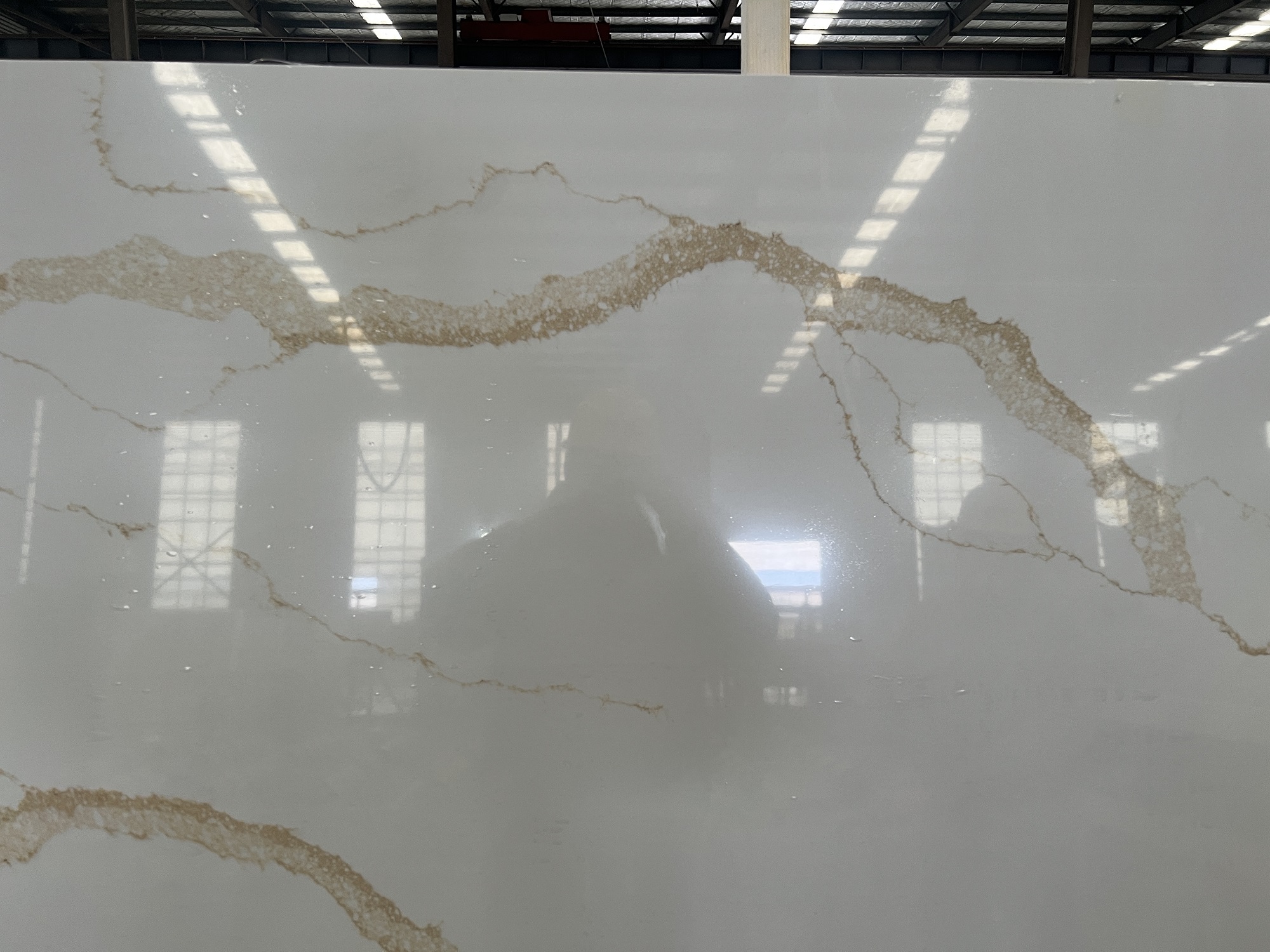 Calacatta gold quartz stone