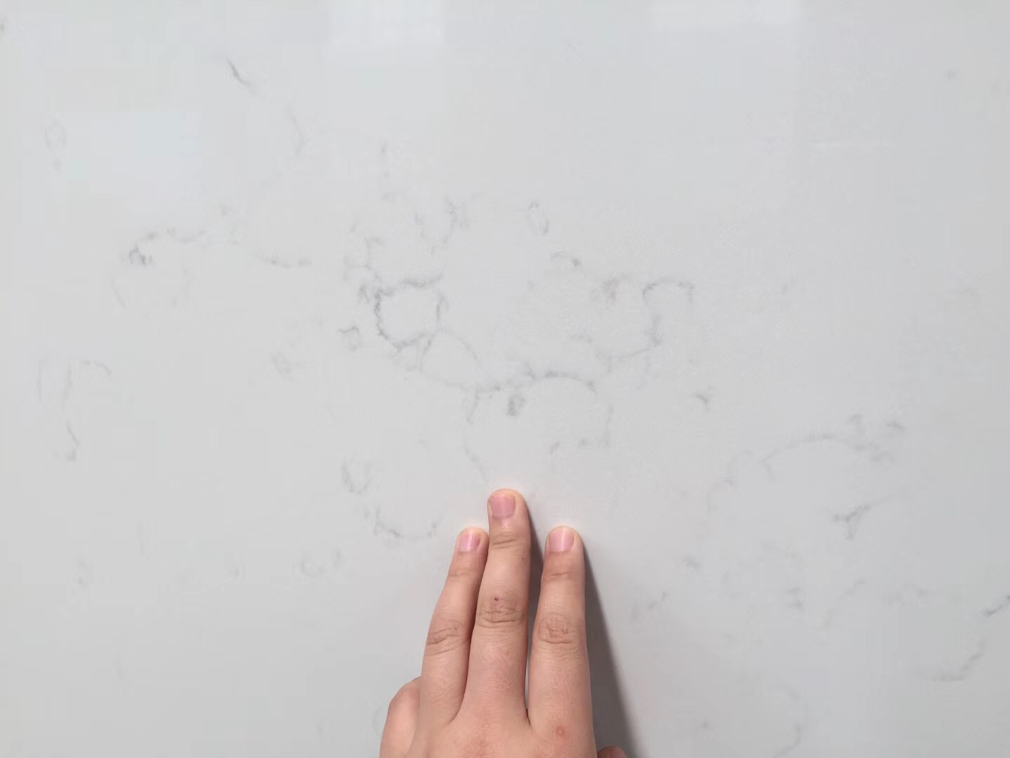 Carrara frost quartz slab