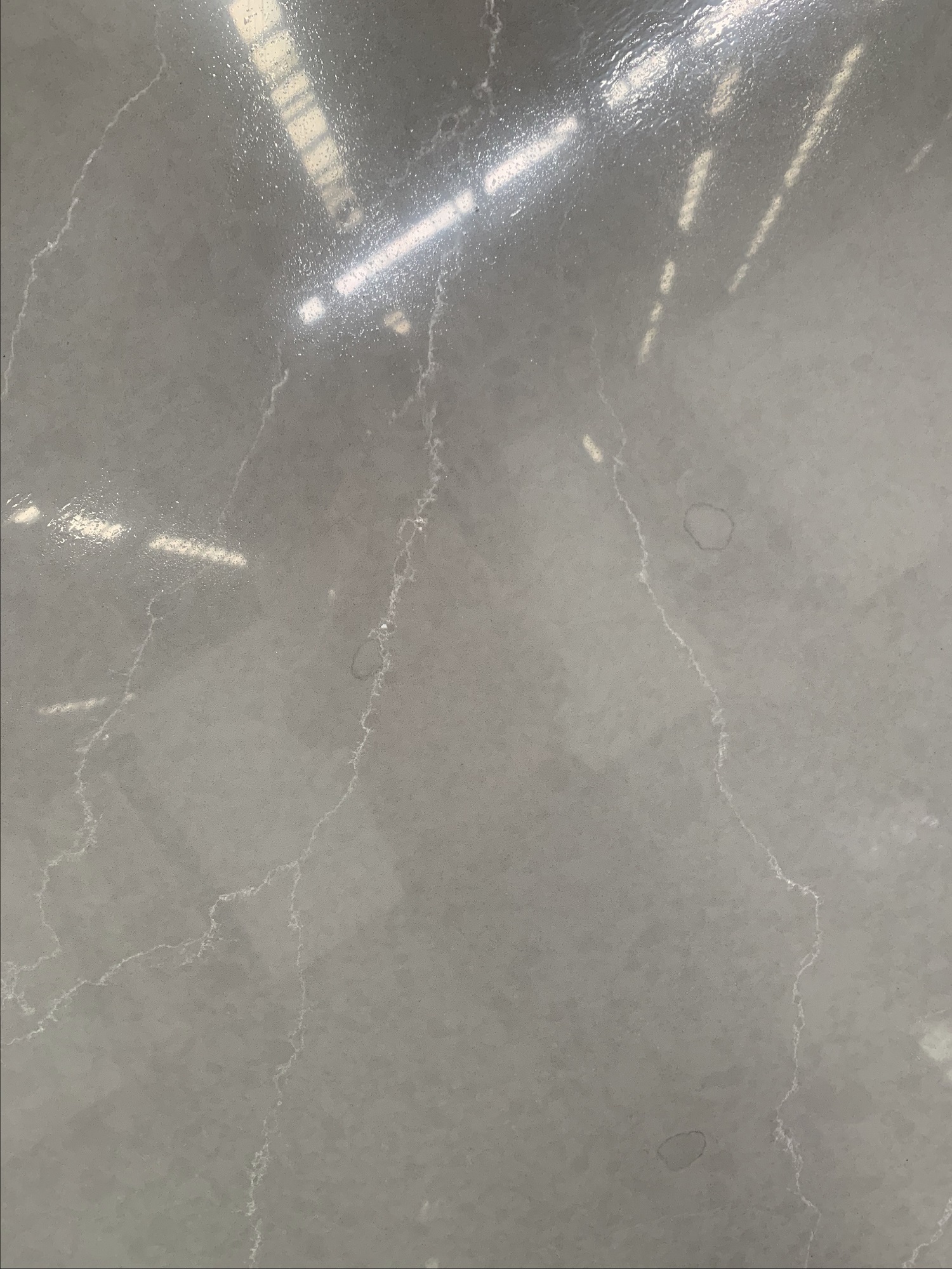 Grey quartz with white veins
