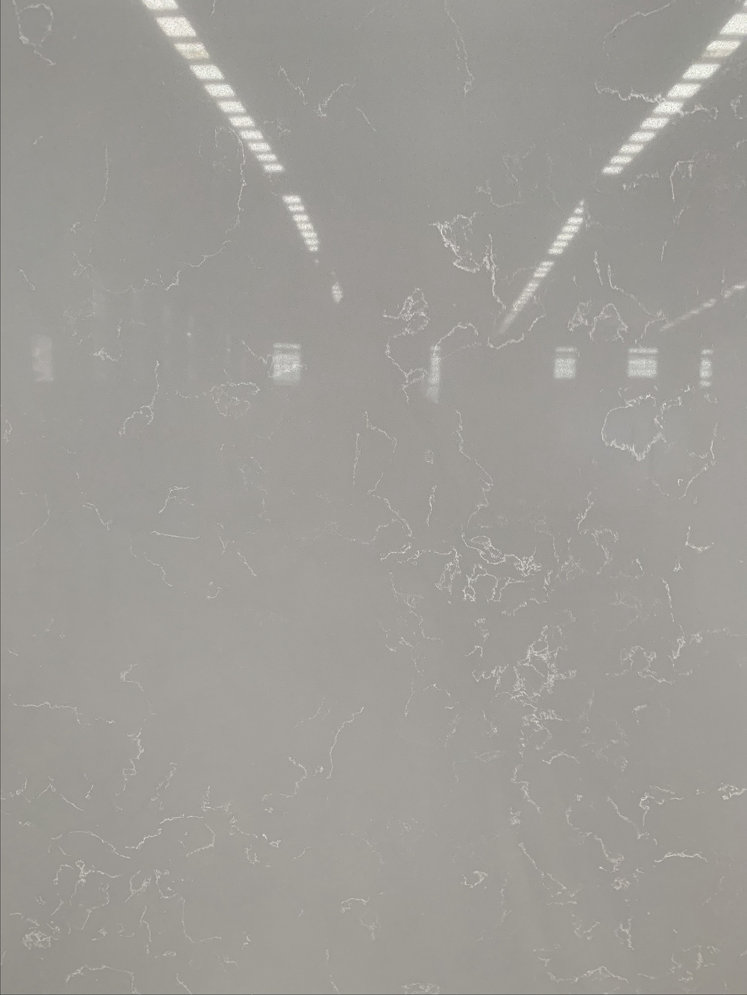 Carrara grey quartz slab